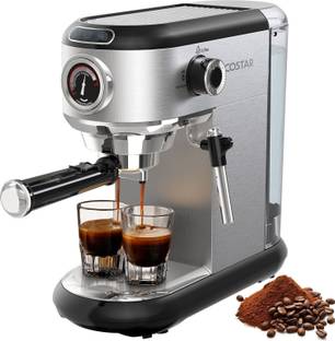Costar 20 Bar Espresso Coffee Machine with Steam Wand for Latte Espresso and Cappuccino 8 Cups Coffee Maker