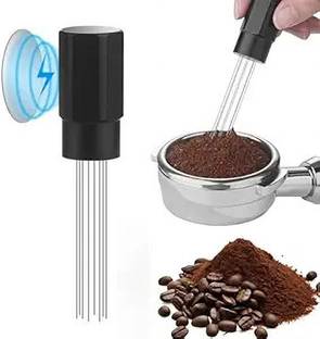 MAYCREATE Espresso Distributor Needle Stirrer Magnetic Handle Tool Personal Coffee Maker