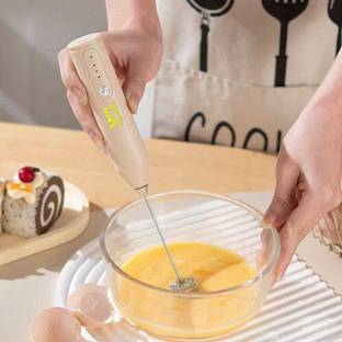 VNG 3 Speed Rechargeable Coffee Beater, Milk Frother Personal Coffee Maker