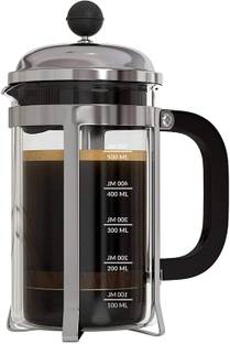 InstaCuppa FrenchPress Coffee Maker with Neoprene Sleeve | 4 Part Superior Filtraton 350 ml 4 Cups Coffee Maker