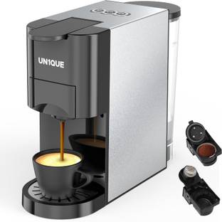 UN1QUE Capsules & Coffee Powder 2-in-1 Espresso Machine, 20 Bar Capsules Maker 8 Cups Coffee Maker