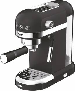 Kaff FONTANA BLACK Coffee Machine 2 Cups Coffee Maker