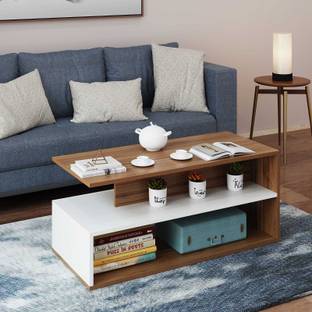 URBANWUD Lizo Center Table Coffee Table For Living Room/ Restaurant/ Hotel/ Office Engineered Wood Coffee Table