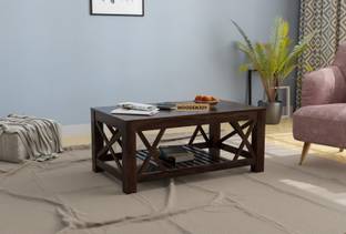 WOODENJOY Sheesham Wood 4-Seater Coffee Table/Centre Table/Tea Table for Home/Livingroom Solid Wood Coffee Table