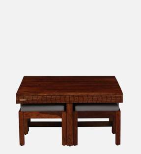 Flipkart Perfect Homes Pure Sheesham Wood Coffee Table set Solid Wood Coffee Table