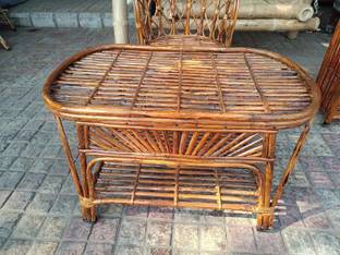 manufactree cane table size 30x20x19 inch Solid Wood Coffee Table