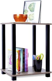 STARWORK End Table Space Saving Adjustable Storage For Living Room, Bedroom, Solid Wood Coffee Table