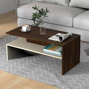 BLUEWUD Taurley Center Sofa Tea/Teapoy Console Table for Sofa Engineered Wood Coffee Table
