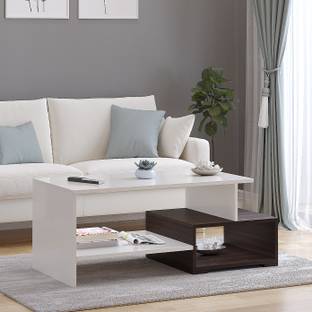 FURNEASER Allium Tea Table for Living Room, Centre Table, Sofa Table, Engineered Wood Coffee Table