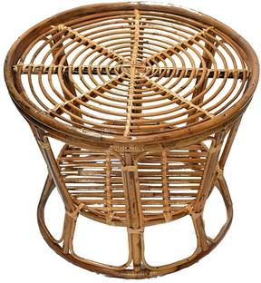 RAINBOW Cane Rattan Stand Table , center table For Living Room, Balcony and Office Engineered Wood Coffee Table