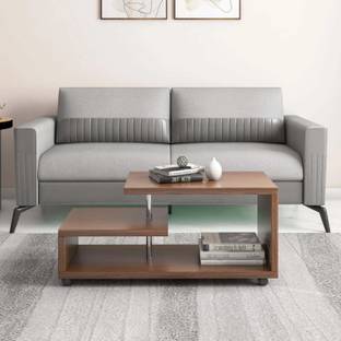 Nilkamal Moxie Center Table with Shelf | Tea Table for Living Room, Home, Office | Engineered Wood Coffee Table