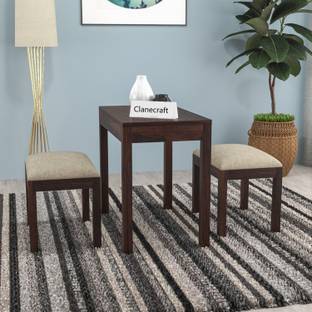 CLANECRAFT Solid Sheesham Wood One Dining Table & 2 Bench Dining Set For Dining Set. Solid Wood Coffee Table