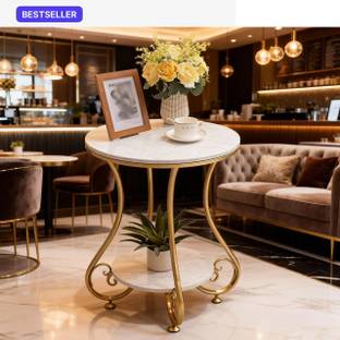 ShopperCenter FLOWER/G/W Solid Wood Coffee Table