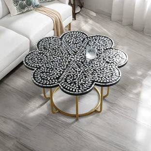 afasana handicrafts Solid Wood Coffee Table