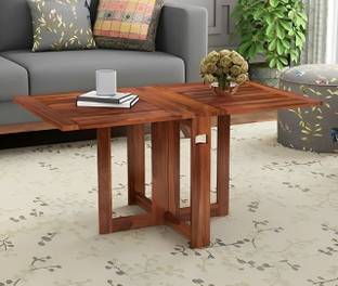 NMT Sheesham Wood Folding Coffee Table, Wooden Garden & Outdoor Table For Home, Café Solid Wood Coffee Table
