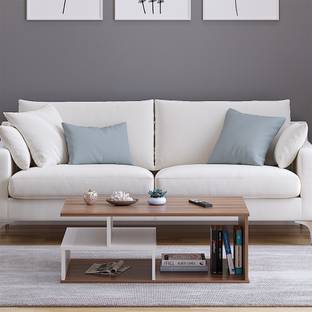 FURNEASER Witely Tea Table for Living Room, Centre Table, Sofa Table, Engineered Wood Coffee Table