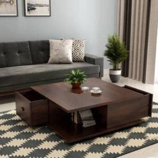 Credenza Solid Wood Coffee Table