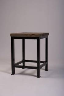 Indian Decor 38243 Square Center Table, Metal Stool, Corner Table, Coffee Table Engineered Wood Coffee Table