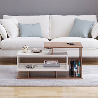 FURNEASER Fabelio Modern Tea Table for Living Room, Centre Table, Sofa Table, Engineered Wood Coffee Table