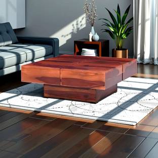 RoyalOak Royaloak Atom Center Table Solid Wood Coffee Table