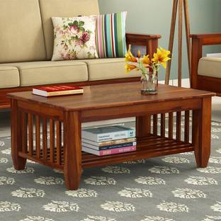 Tanishq Arts Sheesham Wooden Center\Coffee Table for Living Room | Solid Wood Tea Table Solid Wood Coffee Table