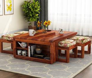 Cherry Wood Rosewood (Sheesham) Solid Wood Coffee Table