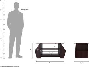 Valtos Engineered Wood Coffee Table