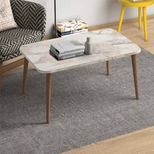 Device Bas with BROWN ART SHOPPEE Faux Marble Coffee Table for Living Room,Table for Living Room, Home, Office Engineered Wood Coffee Table