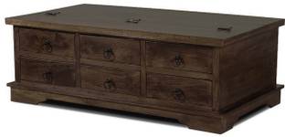 THE ATTIC KL-1193W Solid Wood Coffee Table