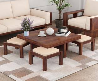 PR FURNITURE Solid Wood Coffee Table