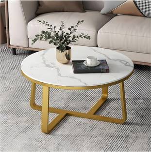 Yusha handicrafts Modern Center Round Coffee Table Classic Stacking table MultipurposeTable Engineered Wood Coffee Table