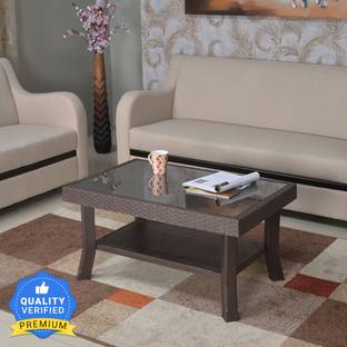 Nilkamal Centble 1 (with Glass) Glass Coffee Table