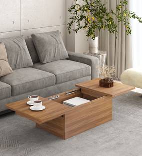 A GLOBIA CREATIONS Leo Engineered Wood Coffee Table