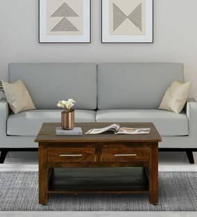 Allie Wood Rosewood (Sheesham) Solid Wood Coffee Table