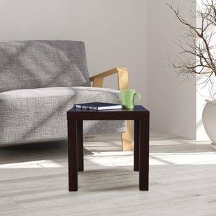 TRUE FURNITURE Sheesham Wood Square Center Coffee Table for Home (Mahogany Finish) Solid Wood Coffee Table