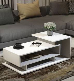 FURNEASER Fabelio Tea Table for Living Room, Centre Table, Sofa Table, Engineered Wood Coffee Table