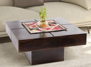Allie Wood Rosewood (sheesham) Solid Wood Coffee Table