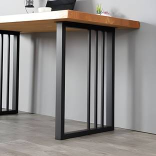 Nexgrills Heavy Duty Dinning Table,Modern Coffee Tables,Square Tube Iron Bench Legs Metal Coffee Table