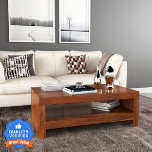 टास्कवुड फर्नीचर Solid Wood Sheesham Wood Coffee Table For Living Room , Office , Hotels सॉलिड वुड कॉफ़ी टेबल