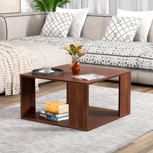 DFC Carrera Square Coffee Table-End & Sofa Side Tea Table,Centre Table with Space Engineered Wood Coffee Table