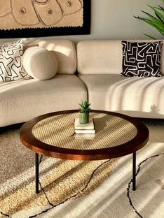 SHUBHARAMBH Vivid Glass Coffee Table