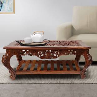 Wood Master Sre Solid Wood Coffee Table (Finish Color - honey finish, Pre-assembled) Solid Wood Coffee Table