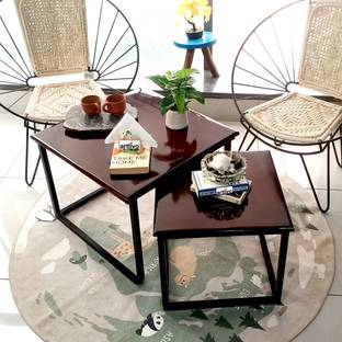 Artlivo Nesting Coffee Table Solid Wood Coffee Table