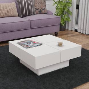 Krishna Wood Decor Solid Sheesham Wood Coffee Table For Dining Room / Kitchen / Cafe Solid Wood Coffee Table