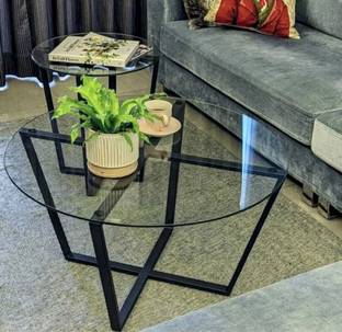 ALHD Ms-AB22580 Glass Coffee Table