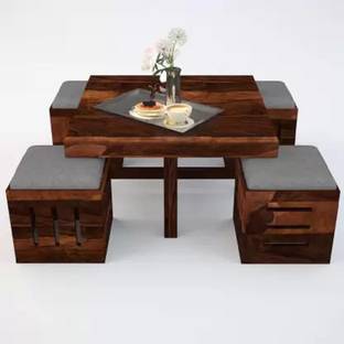 Allie Wood Sheesham ( Rosewood ) Solid Wood Coffee Table