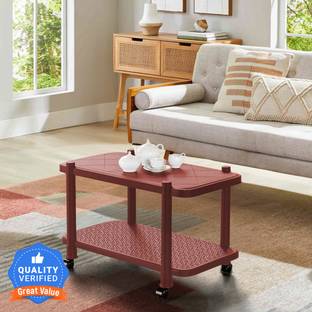 Mighty Home Center Trolly Coffee Table | Tea Poy for Home, Office & Outdoor Plastic Coffee Table