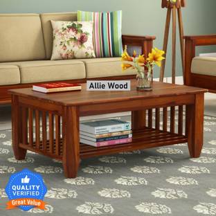 Allie Wood Sheesham ( Rosewood ) Solid Wood Coffee Table