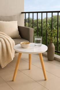 Device Bas with BROWN ART SHOPPEE Side Table,End Table for Living Room,Wood Accent Table Side Table with Wood Legs Engineered Wood Coffee Table