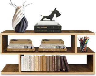 sbf furniture S Shape Engineered Wood Coffee Table/Centre Table/Tea Table Engineered Wood Coffee Table